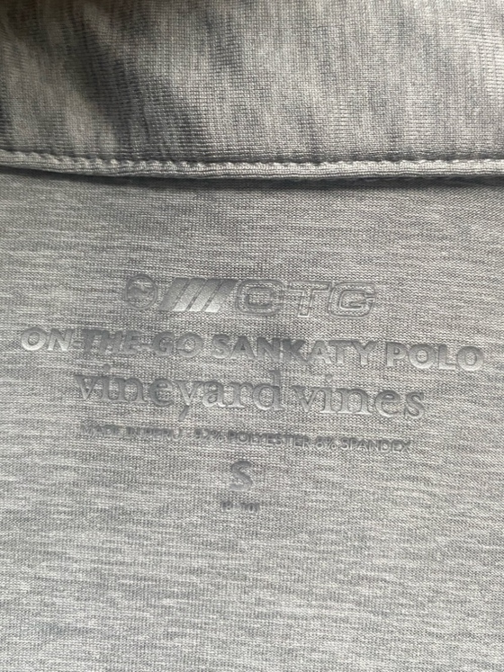 EUC vineyard vines on the go sankaty polo small 8-10 - Picture 2 of 2